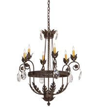 Meyda Blue 204681 - 26&#34; Wide Antonia 6 Light Chandelier