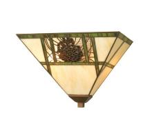 Meyda Blue 20635 - 14&#34;W Pinecone Ridge Wall Sconce