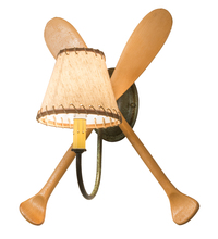 Meyda Blue 210596 - 16&#34; Wide Paddle Wall Sconce