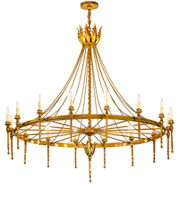Meyda Blue 211951 - 56&#34; Wide Amaury 16 Light Chandelier