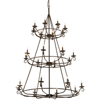 Meyda Blue 214036 - 60&#34; Wide Estrella 24 Light Three Tier Chandelier