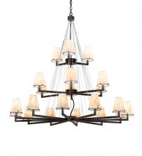 Meyda Blue 214042 - 54&#34; Wide St Lawrence 21 Light Chandelier