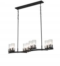 Meyda Blue 215599 - 52&#34; Long Cero 8 Light Oblong Chandelier