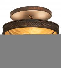 Meyda Blue 216090 - 15&#34; Wide Hoja Semi-Flushmount