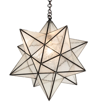 Meyda Blue 216258 - 24&#34; Wide Moravian Star Pendant