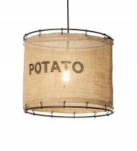 Meyda Blue 216780 - 16&#34; Wide Empire Potato Sack Pendant