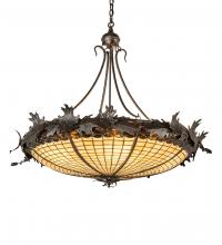 Meyda Blue 218054 - 40&#34; Wide Greenbriar Oak Inverted Pendant