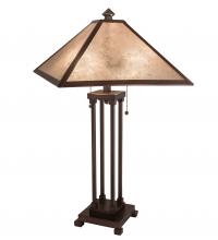 Meyda Blue 218345 - 28" High Mission Prime Table Lamp