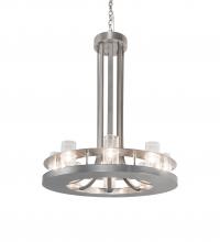 Meyda Blue 218773 - 28&#34; Wide Arion 8 Light Chandelier