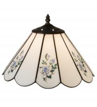 Meyda Blue 218811 - 13&#34; Wide Roses Shade