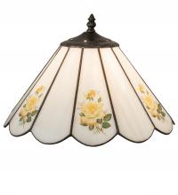 Meyda Blue 218815 - 13&#34; Wide Roses Shade