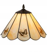 Meyda Blue 218817 - 13&#34; Wide Butterfly Shade
