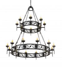 Meyda Blue 219839 - 66&#34; Wide Majella 20 Light Two Tier Chandelier