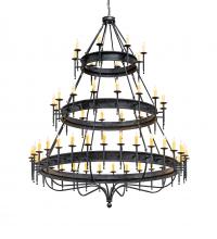 Meyda Blue 220303 - 96&#34; Wide Marta 56 Light Three Tier Chandelier