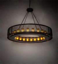 Meyda Blue 220900 - 60&#34; Wide Loxley Golpe 24 Light Chandelier