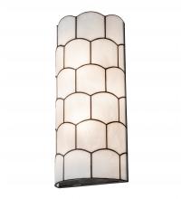 Meyda Blue 221942 - 8" Wide Vincent Honeycomb Wall Sconce