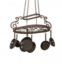Meyda Blue 223346 - 38&#34; Long Neo Pot Rack