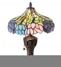 Meyda Blue 224040 - 17&#34; High Wisteria Table Lamp