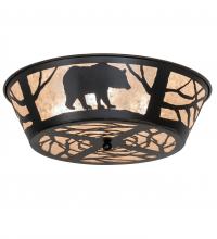 Meyda Blue 225872 - 22" Wide Bear on the Loose Flushmount