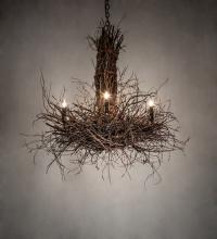 Meyda Blue 226214 - 36&#34; Wide Twigs 6 Light Chandelier