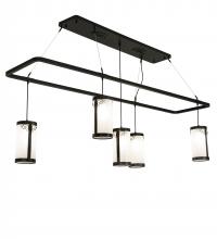 Meyda Blue 226224 - 78&#34; Long Putrelo Oblong Chandelier