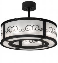 Meyda Blue 226354 - 28&#34; Wide Putrelo Pendant