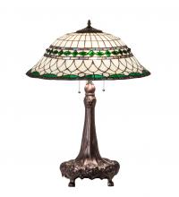Meyda Blue 230467 - 31&#34; High Tiffany Roman Table Lamp