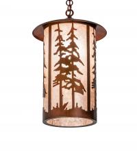 Meyda Blue 230733 - 14&#34; Wide Fulton Great Pines Pendant