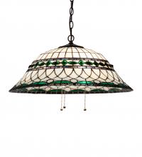 Meyda Blue 230950 - 24&#34; Wide Tiffany Roman Pendant