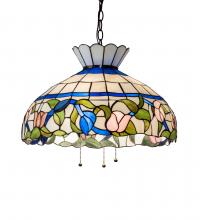 Meyda Blue 231154 - 20&#34; Wide Rose Vine Pendant