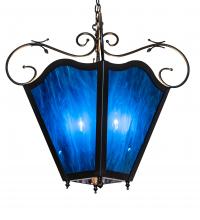 Meyda Blue 231357 - 20&#34; Square Terena Pendant
