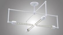 Meyda Blue 234207 - 32&#34; Wide Pronograde Semi-Flushmount