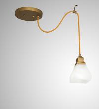 Meyda Blue 237612 - 48&#34; Wide Castiliolite Bungalow Alabaster Pendant