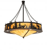 Meyda Blue 237939 - 48&#34; Wide Roosevelt Inverted Pendant