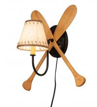 Meyda Blue 238516 - 15.5&#34; Wide Paddle Wall Sconce