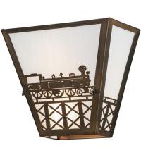 Meyda Blue 23910 - 13&#34;W Train Wall Sconce