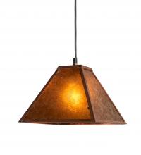 Meyda Blue 239295 - 10&#34; Square Mission Prime Pendant