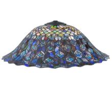 Meyda Blue 23950 - 24&#34;W Tiffany Peacock Feather Shade