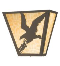 Meyda Blue 23952 - 13&#34;W Strike of the Eagle Wall Sconce