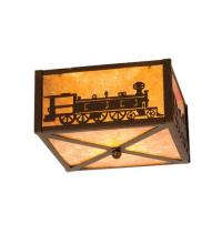 Meyda Blue 23985 - 10&#34;Sq Train Flushmount