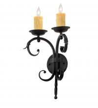 Meyda Blue 242072 - 11&#34; Wide Andorra 2 Light Wall Sconce