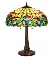 Meyda Blue 242088 - 22&#34; High Duffner & Kimberly Colonial Table Lamp
