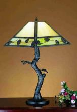 Meyda Blue 24246 - 24&#34;H Vine Leaf Table Lamp