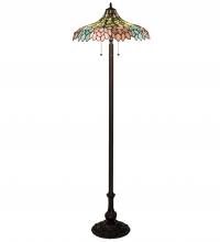 Meyda Blue 242789 - 60&#34; High Wisteria Floor Lamp