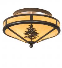 Meyda Blue 243294 - 16&#34; Wide Tamarack Flushmount