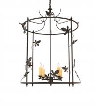 Meyda Blue 244470 - 25&#34; Wide Jillian 4 Light Pendant