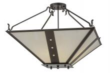 Meyda Blue 245912 - 30&#34; Square Zandra Inverted Pendant