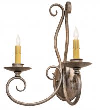 Meyda Blue 247587 - 15&#34; Wide Phillipe 2 Light Wall Sconce
