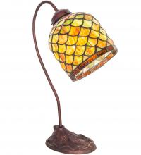 Meyda Blue 247788 - 18&#34; High Acorn Desk Lamp
