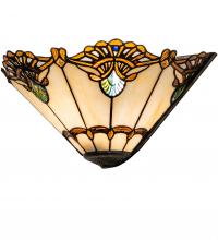 Meyda Blue 248721 - 16&#34; Wide Shell with Jewels Wall Sconce